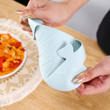 Maxbell Mini Oven Glove Cooking Pinch Mitts Heat Resistant Pot Holder Potholder Light Blue