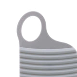 Maxbell Hand Washing Board with Handle Anti Slip PE for Laundry Tools Home Teens Gray