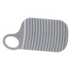 Maxbell Hand Washing Board with Handle Anti Slip PE for Laundry Tools Home Teens Gray
