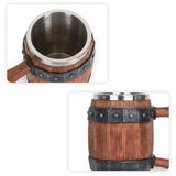 Maxbell 600ml Barrel Mug Decoration Multipurpose Portable for Bar Parties Camping