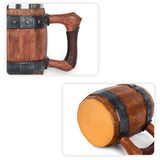 Maxbell 600ml Barrel Mug Decoration Multipurpose Portable for Bar Parties Camping