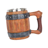 Maxbell 600ml Barrel Mug Decoration Multipurpose Portable for Bar Parties Camping