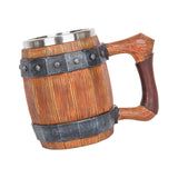 Maxbell 600ml Barrel Mug Decoration Multipurpose Portable for Bar Parties Camping