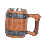 Maxbell 600ml Barrel Mug Decoration Multipurpose Portable for Bar Parties Camping