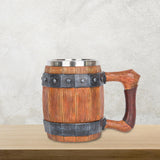 Maxbell 600ml Barrel Mug Decoration Multipurpose Portable for Bar Parties Camping