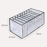 Maxbell Foldable Clothes Dividers Organizer Cloth Drawer Organizer Washable 9 Grids