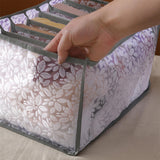 Maxbell Foldable Clothes Dividers Organizer Cloth Drawer Organizer Washable 9 Grids