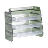 Maxbell Multi Layer Kitchen Storage Rack Vegetables Preparation Shelf for Party Green