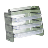 Maxbell Multi Layer Kitchen Storage Rack Vegetables Preparation Shelf for Party Green