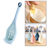 Maxbell Colander Skimmer Spoon Grater Masher for Veggies Draining Spaghetti Noodles Green