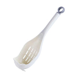 Maxbell Colander Skimmer Spoon Grater Masher for Veggies Draining Spaghetti Noodles White