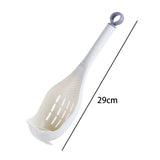 Maxbell Colander Skimmer Spoon Grater Masher for Veggies Draining Spaghetti Noodles White