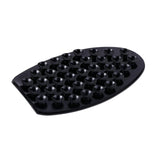 Maxbell Portable Double Sided Suction Cups for Bathroom Toothpaste Handwashing Fluid black oval