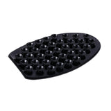 Maxbell Portable Double Sided Suction Cups for Bathroom Toothpaste Handwashing Fluid black oval