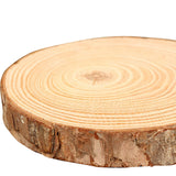 Maxbell 4Pcs Natural Wood Slices Round Polished for Crafts Holiday Table Centerpiece 13cmx13cmx2cm