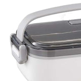 Maxbell Lunch Box Large Capacity Bento Box Food Container for Office Camping Outdoor Single White