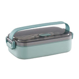 Maxbell Lunch Box Large Capacity Bento Box Food Container for Office Camping Outdoor Single Green