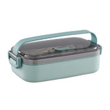 Maxbell Lunch Box Large Capacity Bento Box Food Container for Office Camping Outdoor Single Green