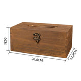 Maxbell Paper Napkin Holder Case Storage Box for Hotel Cafe Decoration L