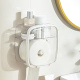 Maxbell Clear Tissue Dispenser Box Cleansing Towel Storage Rack for Kitchen Dining