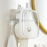 Maxbell Clear Tissue Dispenser Box Cleansing Towel Storage Rack for Kitchen Dining