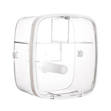 Maxbell Clear Tissue Dispenser Box Cleansing Towel Storage Rack for Kitchen Dining
