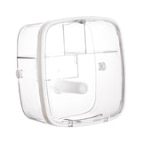 Maxbell Clear Tissue Dispenser Box Cleansing Towel Storage Rack for Kitchen Dining