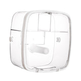 Maxbell Clear Tissue Dispenser Box Cleansing Towel Storage Rack for Kitchen Dining