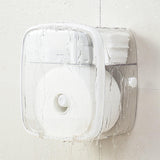 Maxbell Clear Tissue Dispenser Box Cleansing Towel Storage Rack for Kitchen Dining