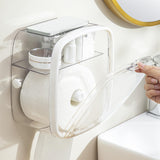 Maxbell Clear Tissue Dispenser Box Cleansing Towel Storage Rack for Kitchen Dining