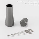 Maxbell coffee Stirrer with base for Kitchen Restaurant Tool Gray