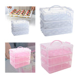 Maxbell Cupcake Storage Containers with Lid Dessert Container Case Portable for Pies White