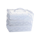 Maxbell Cupcake Storage Containers with Lid Dessert Container Case Portable for Pies White