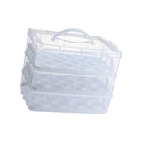 Maxbell Cupcake Storage Containers with Lid Dessert Container Case Portable for Pies White