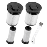 Maxbell Vacuum Cleaner Filters Canister Vacuum Filter with Brush for Accessory Two Pcs