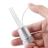 Maxbell Manual Coffee Stirrer Tool Espresso Stirring Distributor 6 Gifts Argent