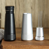Maxbell Manual Coffee Stirrer Tool Espresso Stirring Distributor 6 Gifts Argent