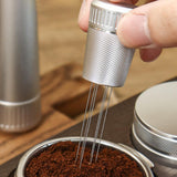 Maxbell Manual Coffee Stirrer Tool Espresso Stirring Distributor 6 Gifts Argent
