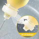 Maxbell 4x Outdoor Oil Bottle Clear Condiment Container Sauce for Barbecue Supplies 300ml