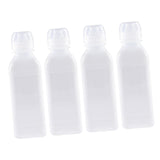 Maxbell 4x Outdoor Oil Bottle Clear Condiment Container Sauce for Barbecue Supplies 300ml