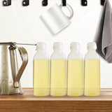 Maxbell 4x Outdoor Oil Bottle Clear Condiment Container Sauce for Barbecue Supplies 300ml