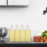 Maxbell 4x Outdoor Oil Bottle Clear Condiment Container Sauce for Barbecue Supplies 300ml