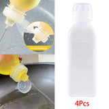 Maxbell 4x Outdoor Oil Bottle Clear Condiment Container Sauce for Barbecue Supplies 300ml