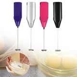 Maxbell Milk Frother Drink Mixer Foam Maker Whisk Stainless Steel Spring Head Whisks Black