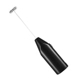 Maxbell Milk Frother Drink Mixer Foam Maker Whisk Stainless Steel Spring Head Whisks Black