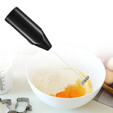 Maxbell Milk Frother Drink Mixer Foam Maker Whisk Stainless Steel Spring Head Whisks Black