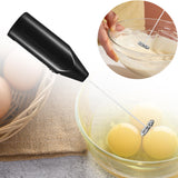 Maxbell Milk Frother Drink Mixer Foam Maker Whisk Stainless Steel Spring Head Whisks Black