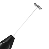 Maxbell Milk Frother Drink Mixer Foam Maker Whisk Stainless Steel Spring Head Whisks Black