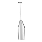 Maxbell Milk Frother Drink Mixer Foam Maker Whisk Stainless Steel Spring Head Whisks Argent
