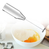 Maxbell Milk Frother Drink Mixer Foam Maker Whisk Stainless Steel Spring Head Whisks Argent